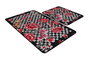 Mijölnir Juego de alfombras de baño Black Rose Multicolor